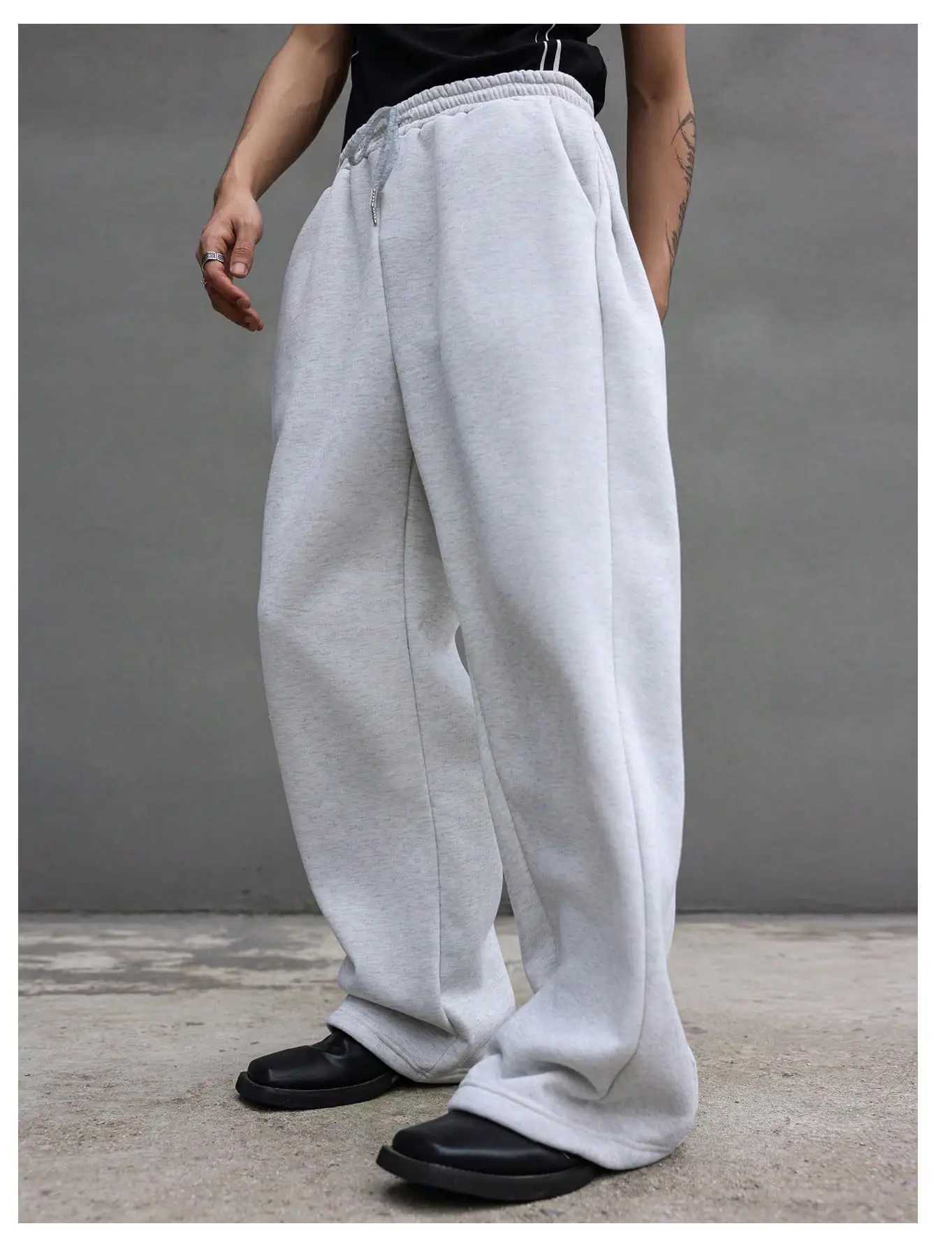 2026 NEW Spring Autumn Slim Men Pants sports casual Joggers trousers Mens Solid Color Straight Pants thin Woven Daily Sweatpants X251213