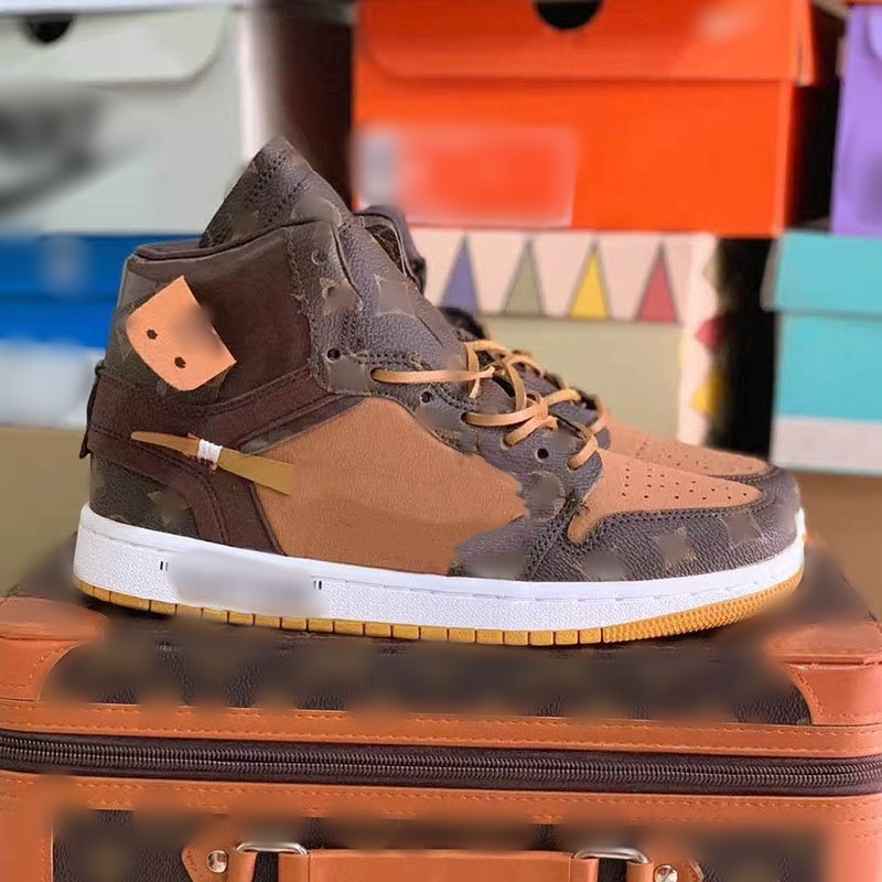 Bagages avec chaussures Chaussure de créateur Baskets basses et hautes Skate Trainer Sneaker Hommes Femmes Entraîneur de course Chaussure de plei
