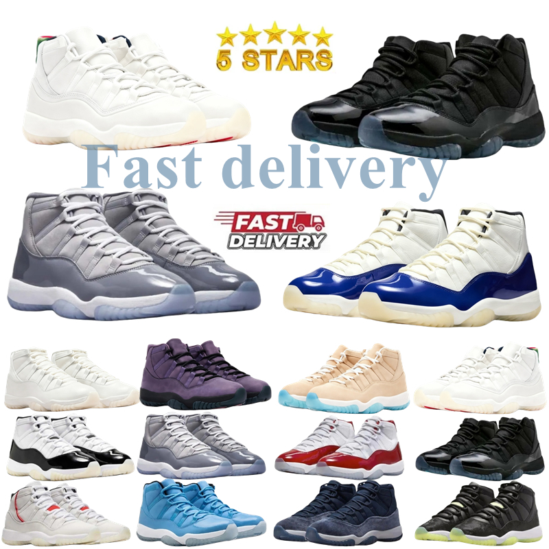 Designer sneakers 11 Gamma Blue basketball shoes men women 285 Deep Royal Blue Cap And Gown White Black Cool Grey womens mens trainers EUR 36-47