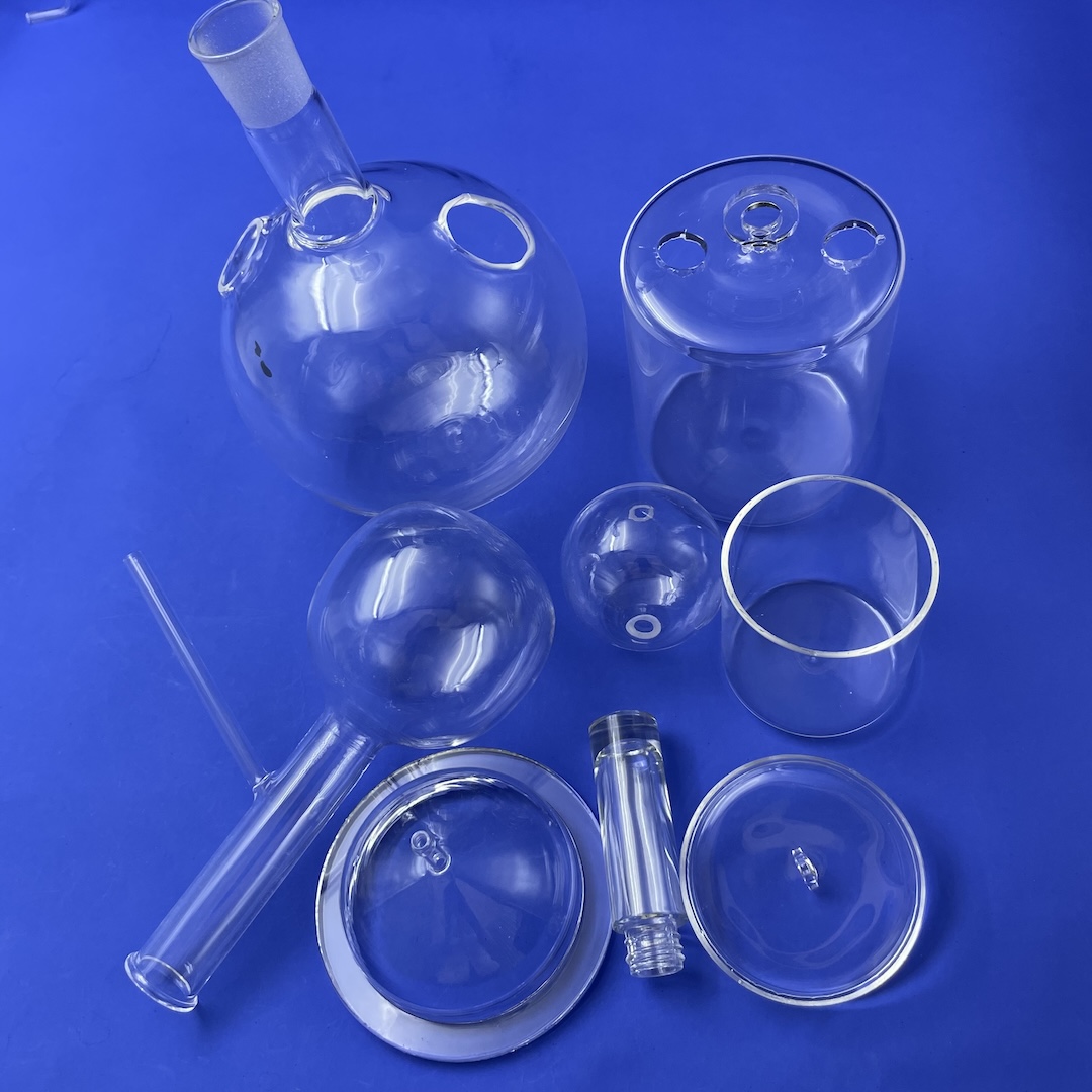 Factory Glass Flask Acid and Alkali Resistant High Purity 99.99% Quartz Distillation Flask-image-1088353290