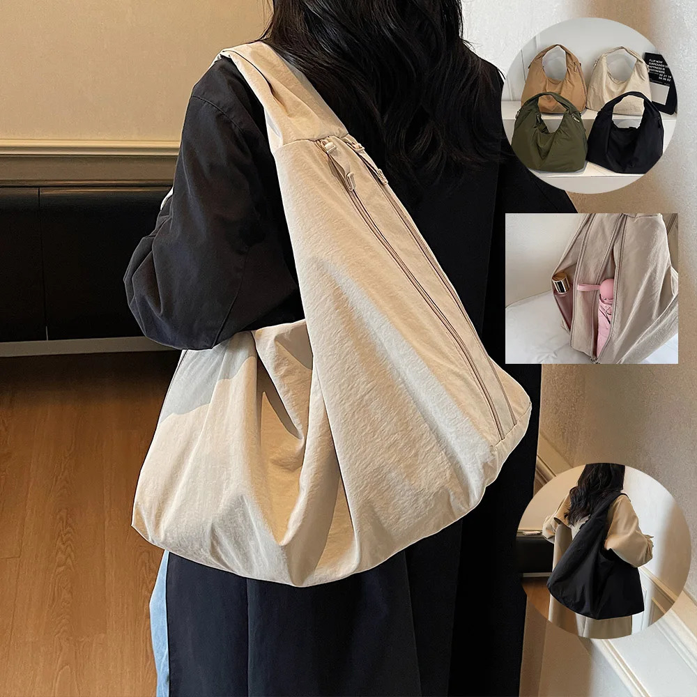 Fashion and Casual Tote Bag for Women Trendy and Versatile Large Capacity Armpit Bag Commuting Shoulder Bag 251211