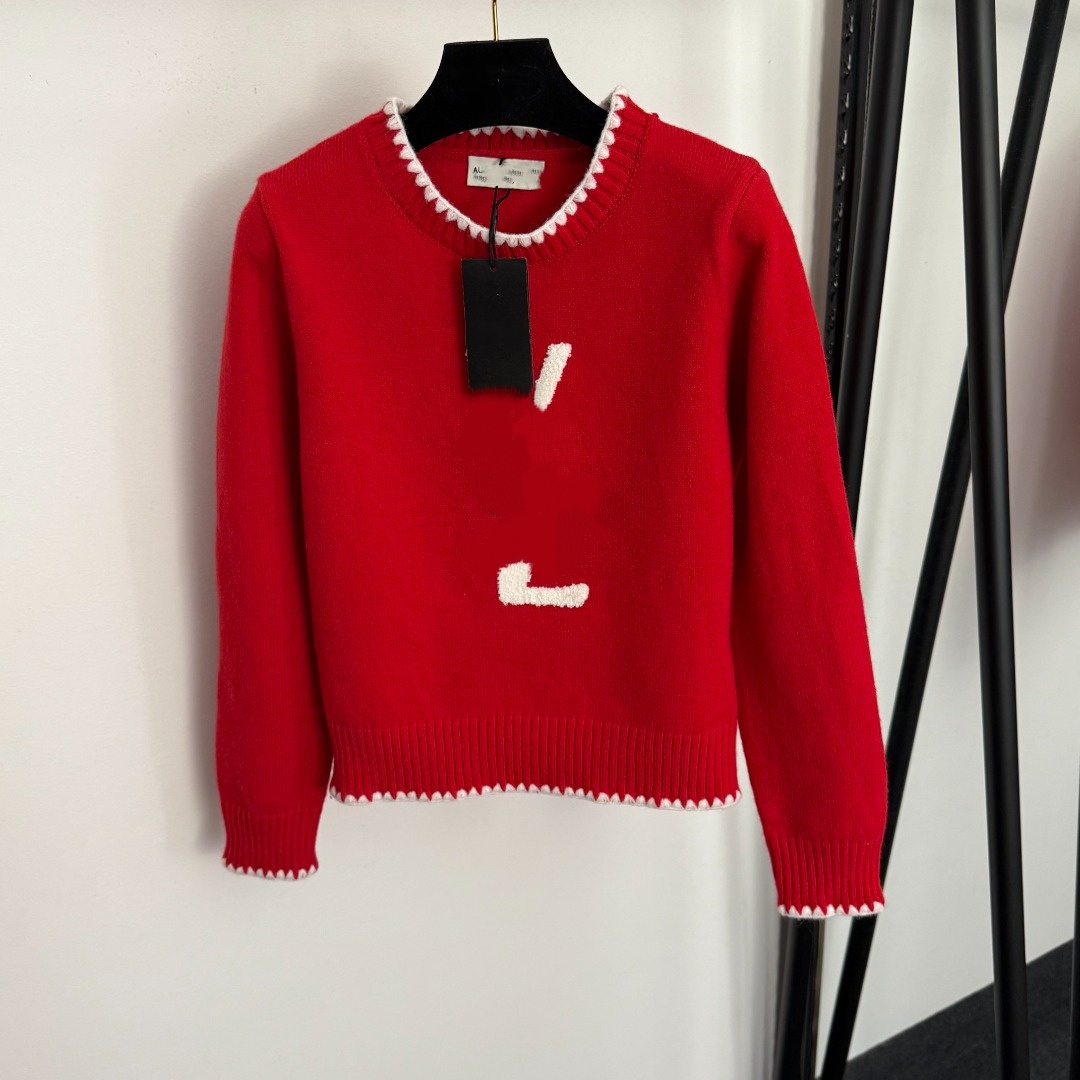 Maglioni da donna Maglioni firmati per donna lussuosi maglioni lavorati a maglia top - camicia in maglia con lettere alla moda abbinata a colori per