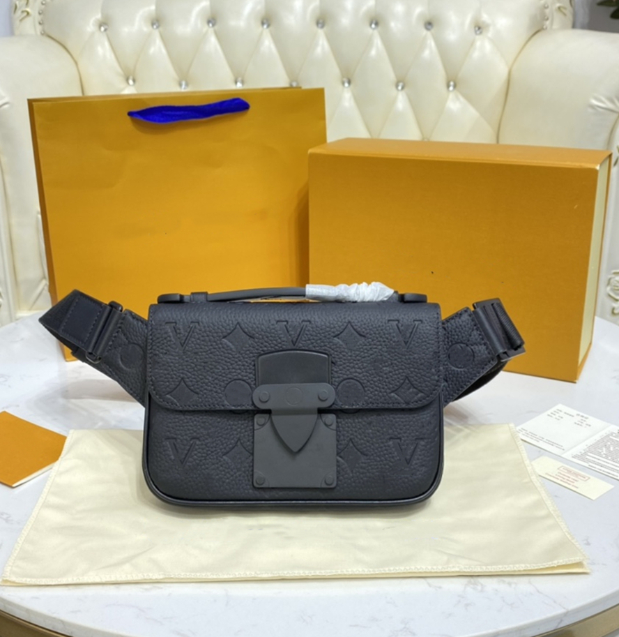 10A S Lock Sling Bag designer bag women Men Genuine Leather Fanny Pack Waist Bags Crossbody bag Purse Wallet bum bag Handbags Chest bag Belt Bag Bum