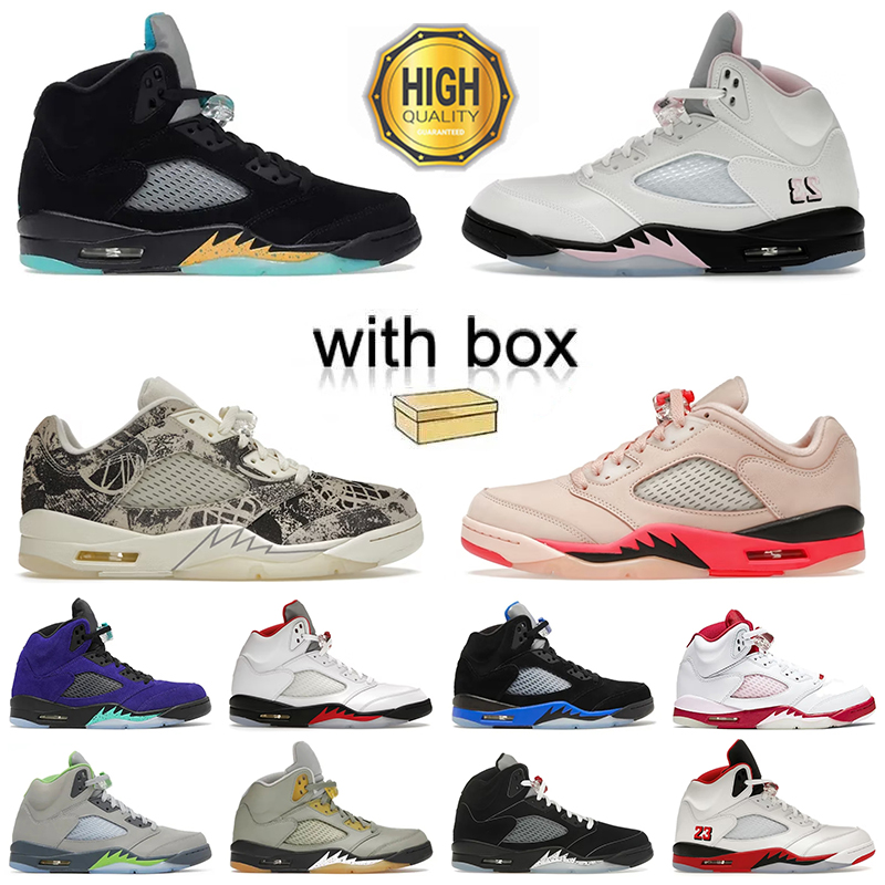 Top Quality 2026 Men Basketball Shoes 5 5s Low That Hoop Racer Blue Craft Olive Bluebird Moonlight Sneakers Black Metallic Outdoor Designer Trainers