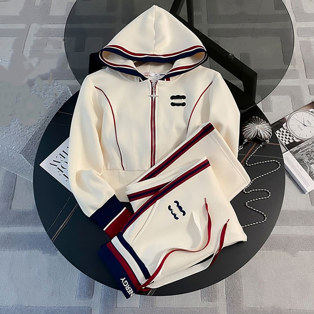 2026 new women Two Piece Sets luxury French Designer hoodie brand Fashion clothing suit top hoodies Two Piece Pants Womens High Quality Hoodie Track