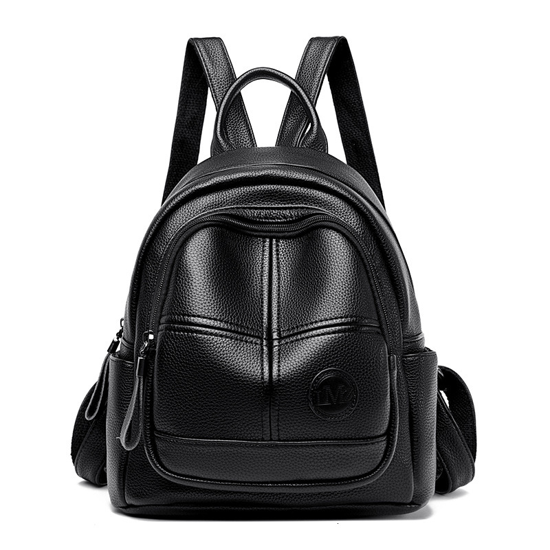 Fashionable women's soft leather backpack simple and high-quality casual women's backpack lightweight sheepskin anti-theft designer bag