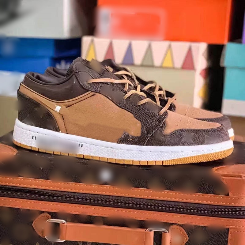 Luggage with shoes Designer shoe low high sneakers skate Trainer Sneaker Men Women Running Trainer Outdoor Shoe Platform Calfskin Leather Virgil sne