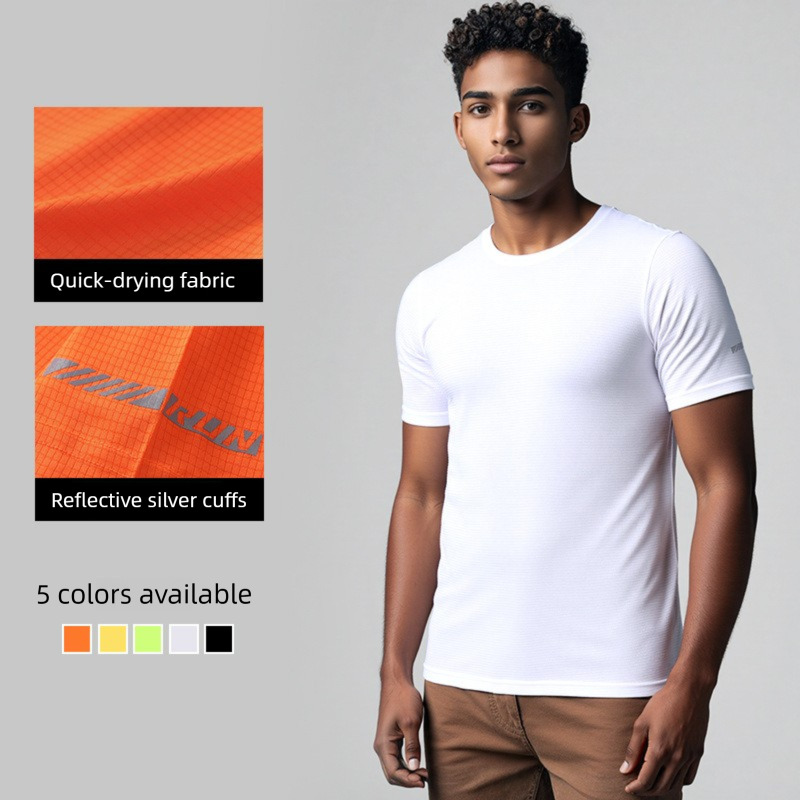 Unisex designer shirt Crew Neck Short Sleeve Summer Team Sportswear Quick-Dry Fitness Running Printed Short Sleeve free shipping
