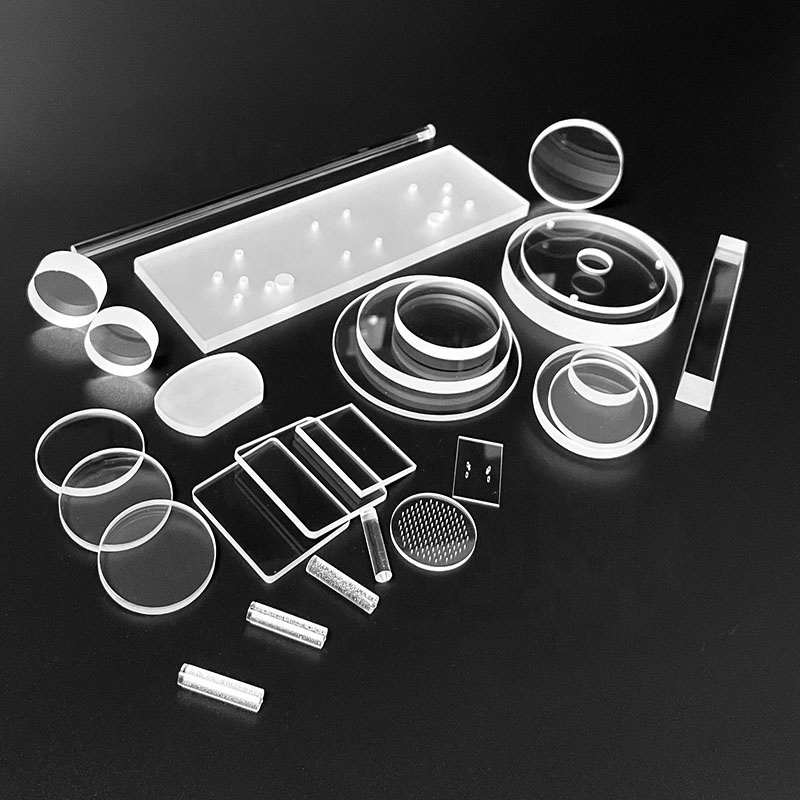 High Purity Quartz Plate Laser Grooving Fused Silica Quartz Glass Window Quartz Glass Sheet-image-1088355848