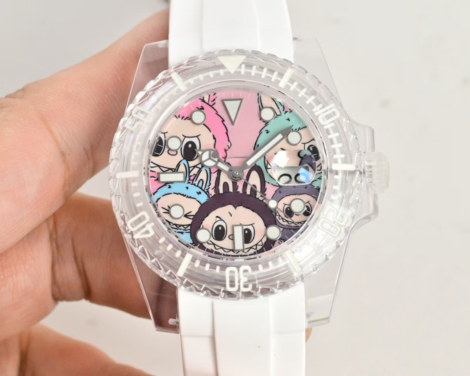 Phantomlab Sapphire Series Luxury Mens Watch 3135 Automatic Limited Edition Sapphire Crystal 28800 vph Waterproof Luminous Designer Watches