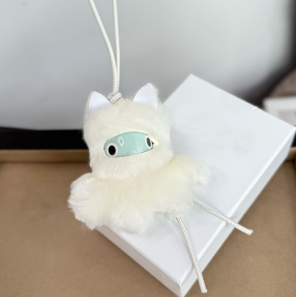 Luxury Christmas Elk Keychains Lanyards Designer Snow Bunny Puzz bag charm Elf Purse Keychains Lanyards Handmade Unique Bags Ornament Gift