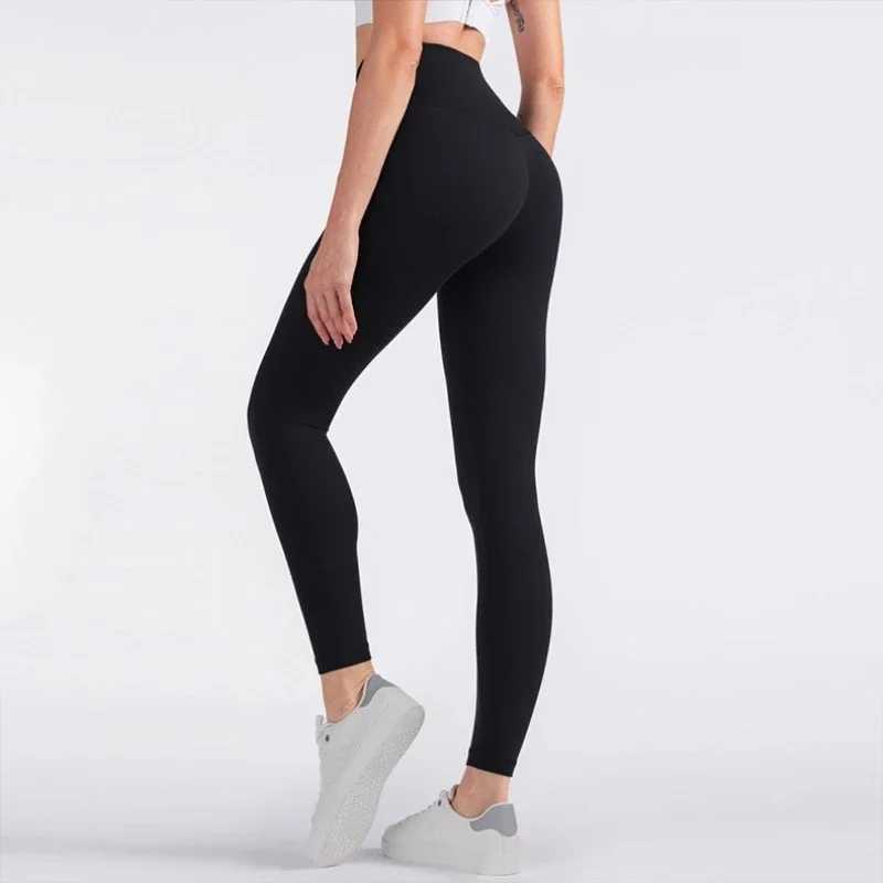 Women High Waist Pants Gym Yoga Seamless Sports Clothes Athletic Exercise Fitness Leggings G251215-image-1088459772