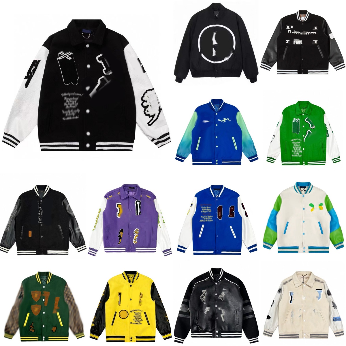Designer jacket men windbreaker mens jacket High-quality men's and women's embroidered baseball shirts and casual jackets Letter-style str