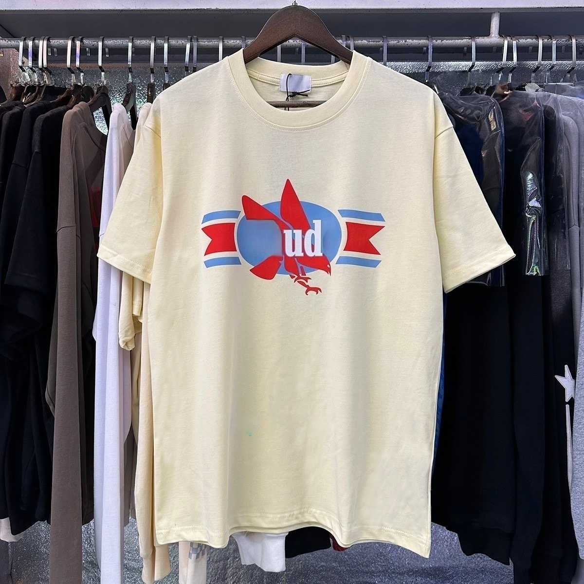 RH Designer Mens T Shirt High-Quality Graphic Tee Letter Printed Casual Loose Hip Hop Street Rude Shorts Sleeved Luxury Streetwear Unisex Cotton Ruh