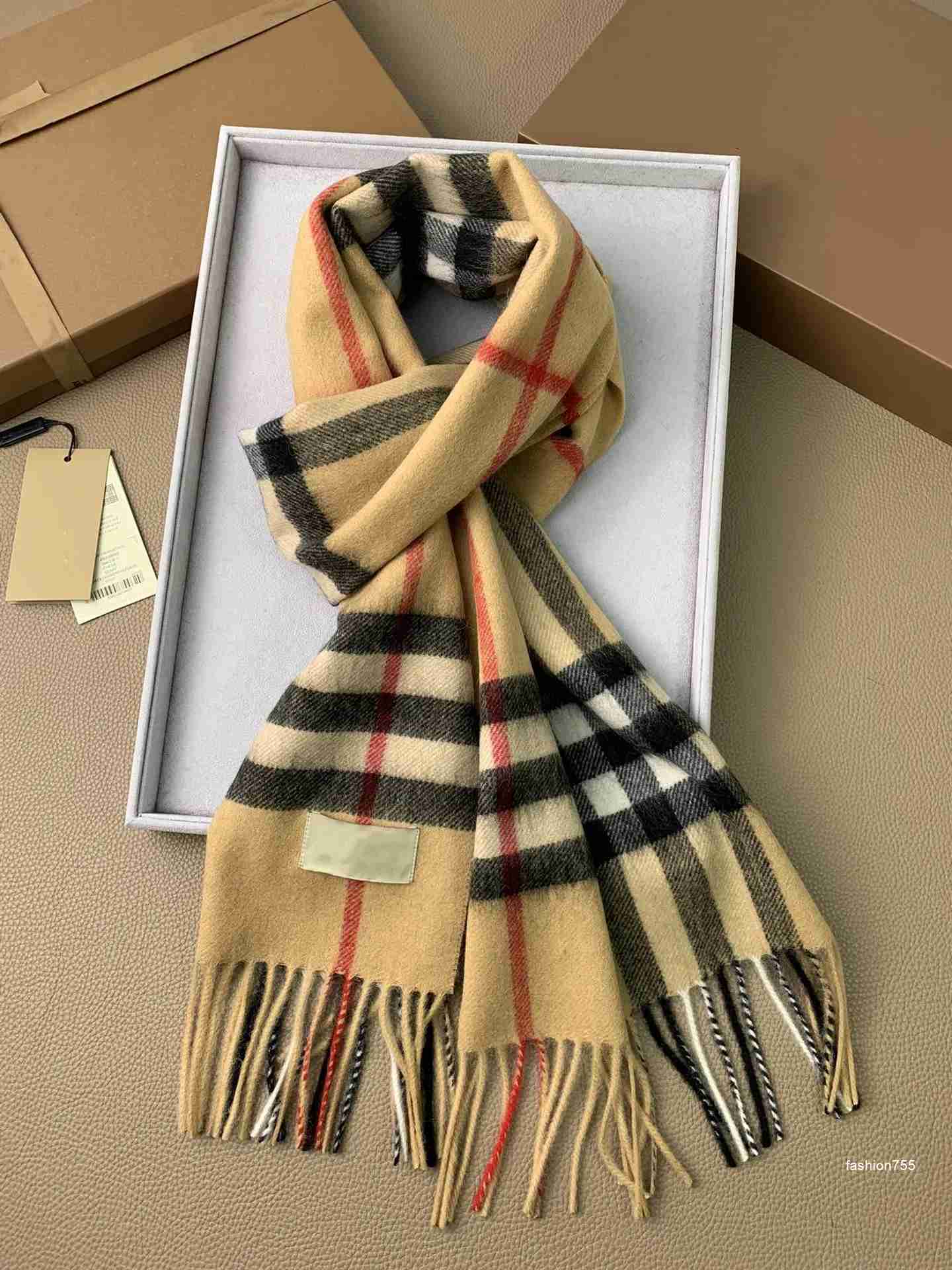 Scarves womens designer scarf 100shmere pashmina scarves snood classic warm wool scarf womens scarves fashion shawl scarf with gift box classic hits