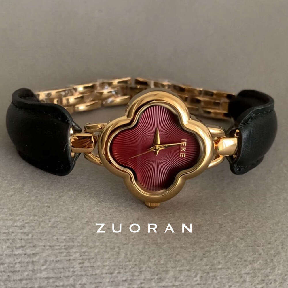 ZUORAN Black and Red Niche Design Fashion Trendy Personality Women's Watch Cross-Border Wholesale Live Hot Sale