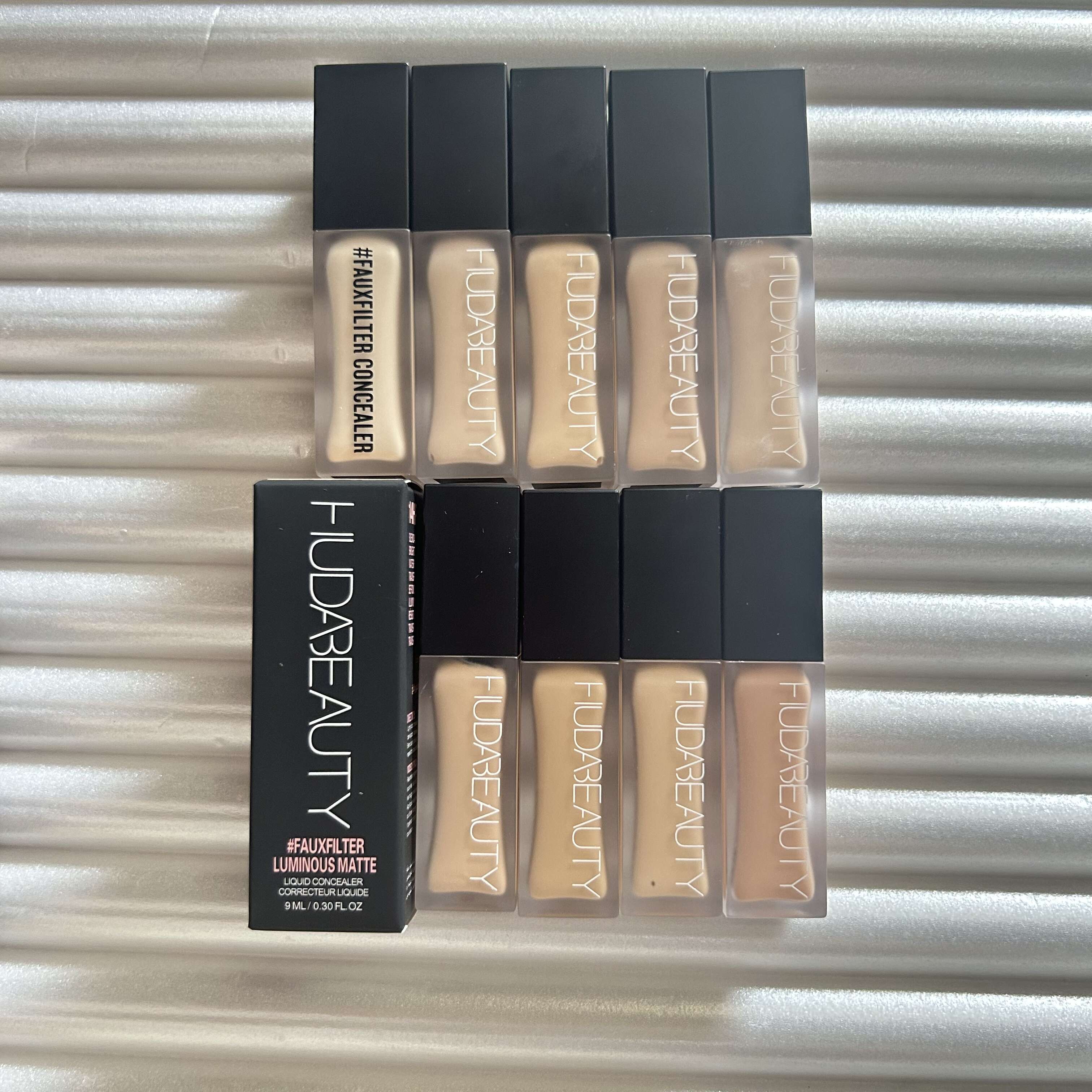 Huda beauty FAUXFILTER LUMINOUS MATTE LIQUID CONCEALER 9 Colors Skin Concealer Face Primer 9ml Full Coverage Long lasting Liquid Foundation-image-1111411277