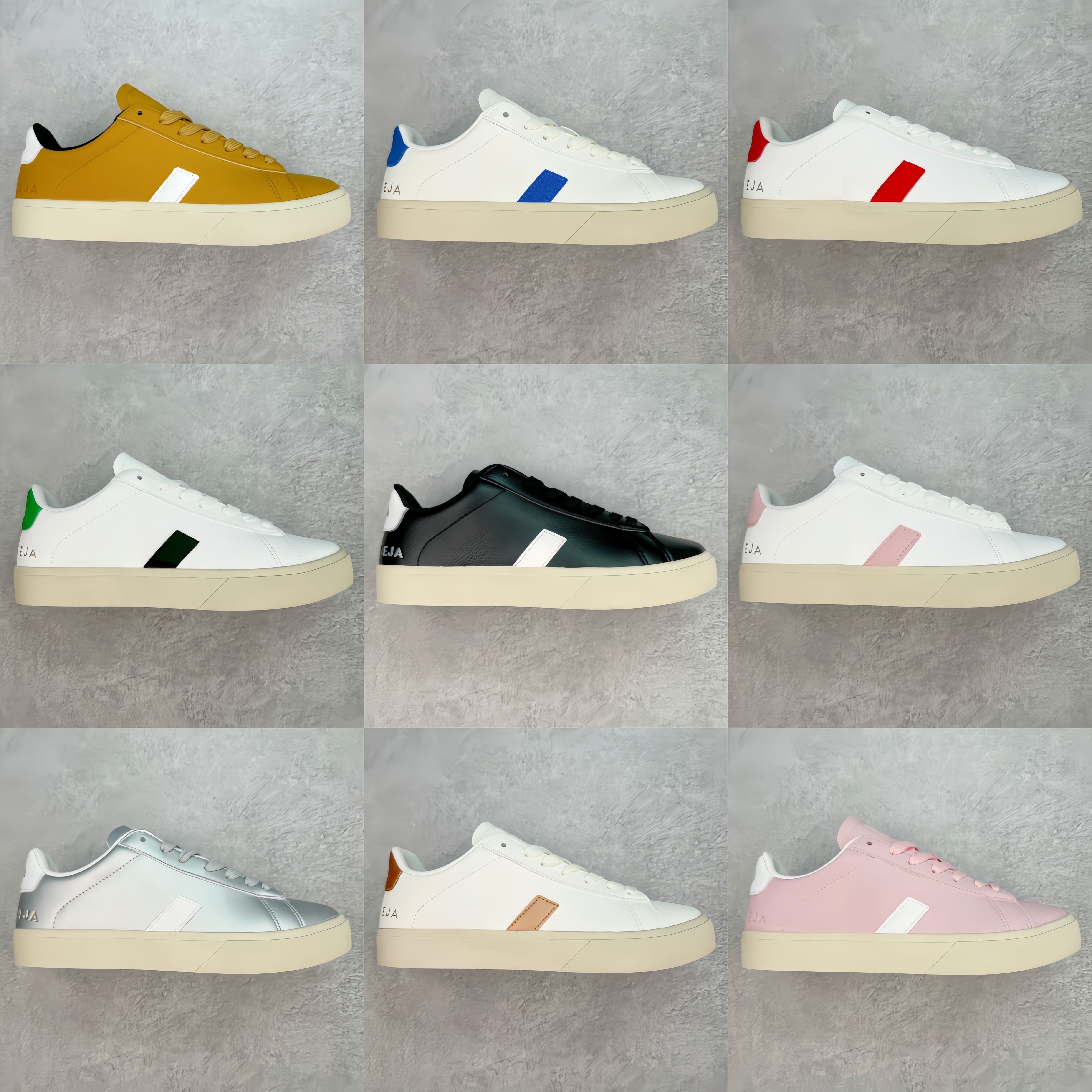 Designer plat à lacets homme bas haut os piste chaussures mode femmes hommes tenue décontractée campo cuir naturel coureur chaussure femme plate-