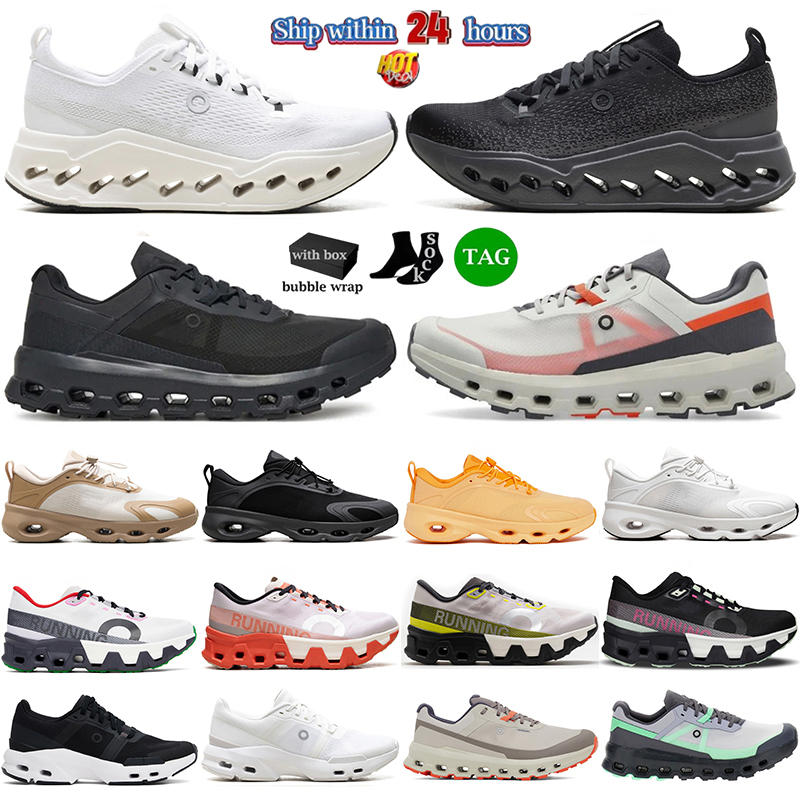 With Box Mens Womens cloudds solo Running Shoes Surfer monsters Pulse vista 2 Waterproof Sneakers Black White Grey Blue Pink Brown Designer Platform