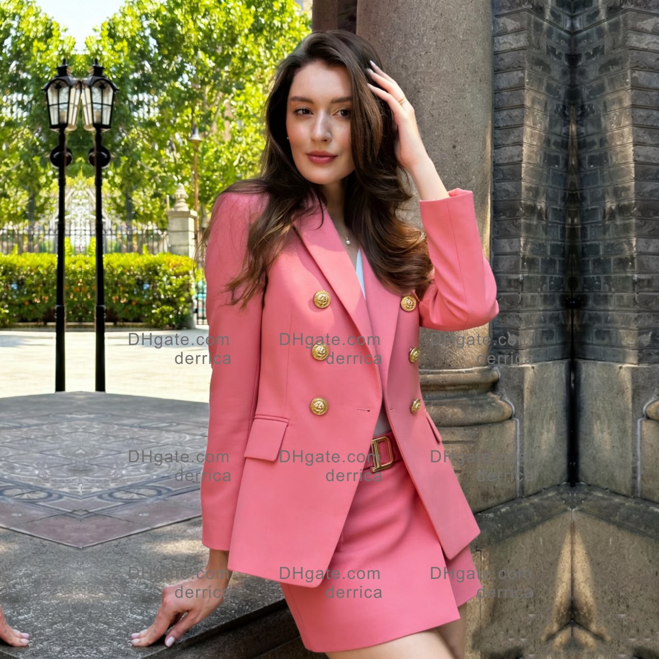 womens suits woman blazer suits set designer women luxury blazer europe autumn outwear coat slim fit casual outwear jacket women dress suit skirt si