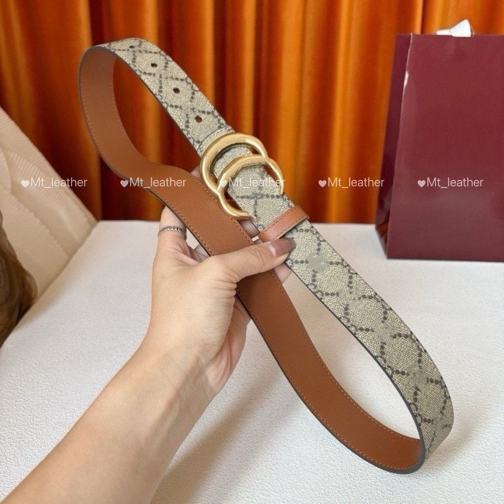 Women fashion designer belt high quality women belt reversible belt width 2cm 3cm removable Letter buckle new genuine leather belt with girt box des