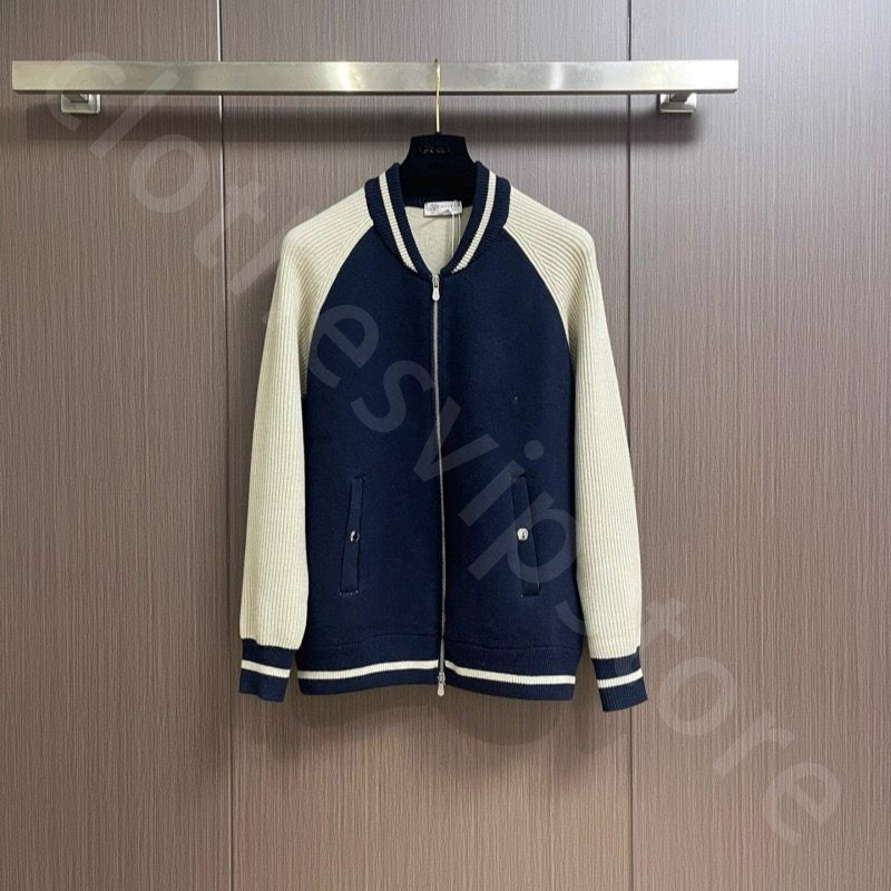 Luxury Designer Mens Jackets Autumn and Winter Baseball Collar Long Sleeve Casual Coats B1289