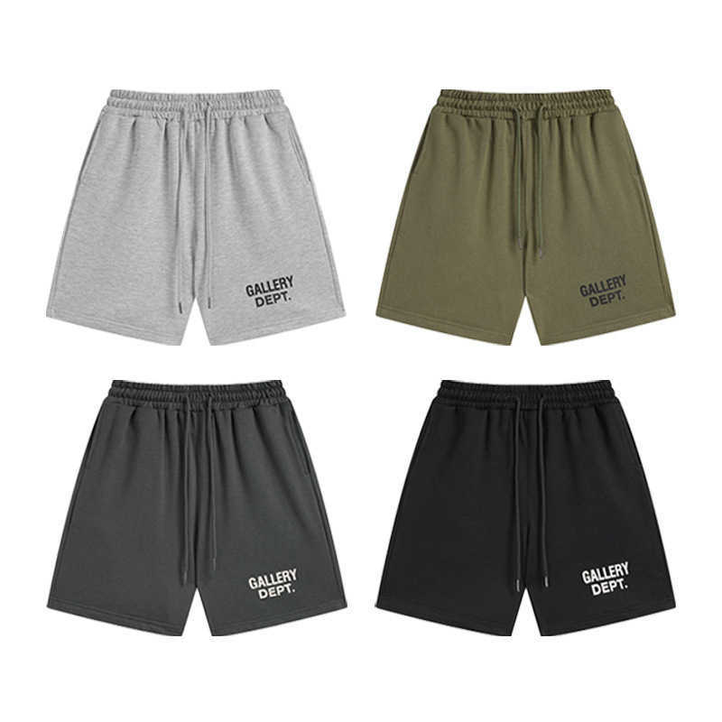 Letter Slogan 24 Printed Casual Shorts for Men and Women American High Street Beach