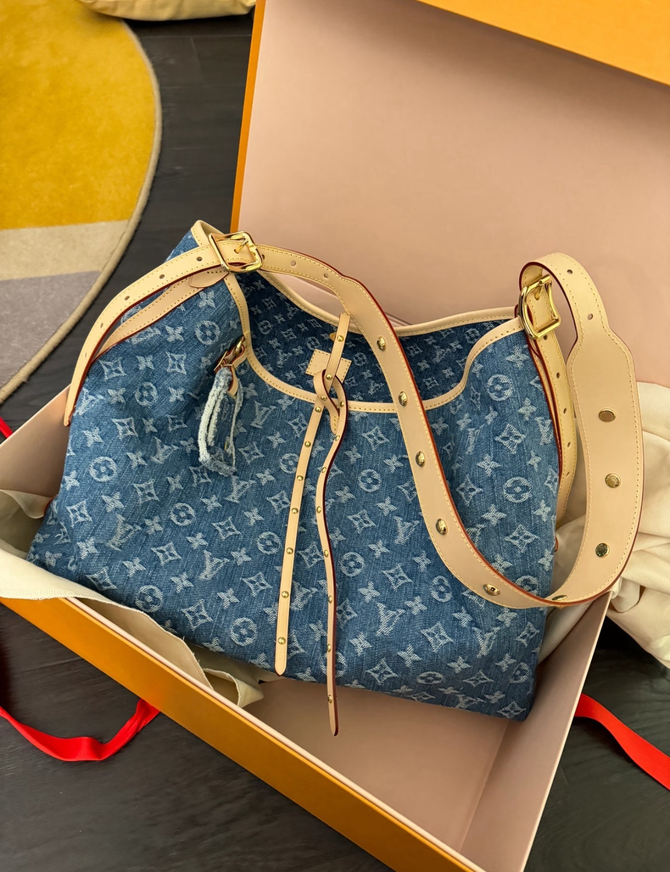 10A Sac de créateur de luxe Femmes Denim Sac fourre-tout Sac à bandoulière Sac à main Sac à bandoulière Toile Louisvuinton Sac à provisions Moon