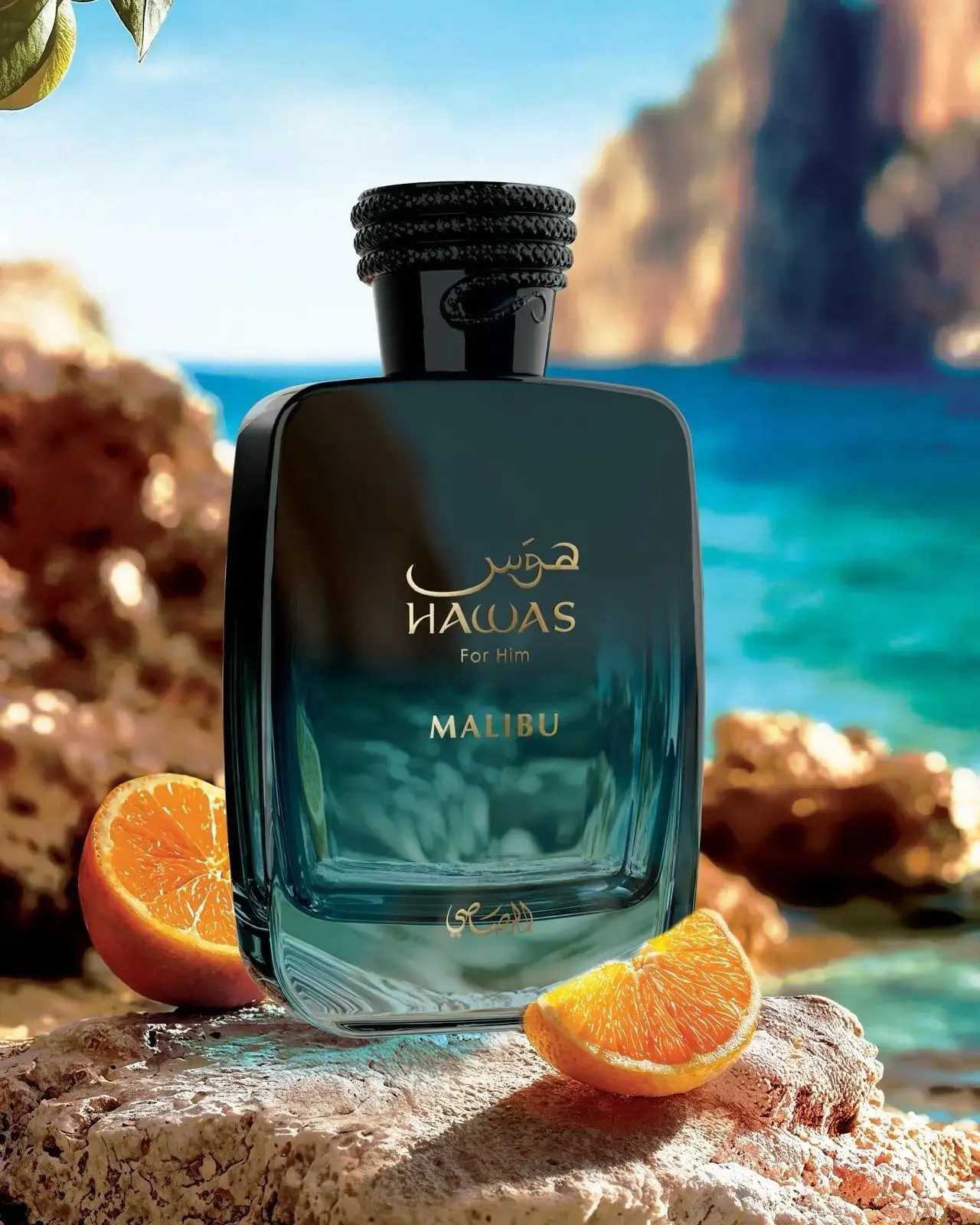 RASASI Hawas malibu mens perfume 100ml 34 ounces premium Arabian perfume lasting fragrance suitable for any occasion M251215-image-1088455717