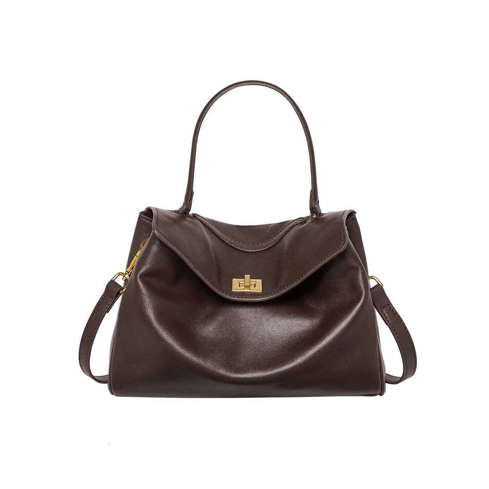 Hot Sale Social Outfit Styling Beige Coffee Women Handbag Fashion Soft First Layer Cowhide Leather Female Crossbody Bag St251214