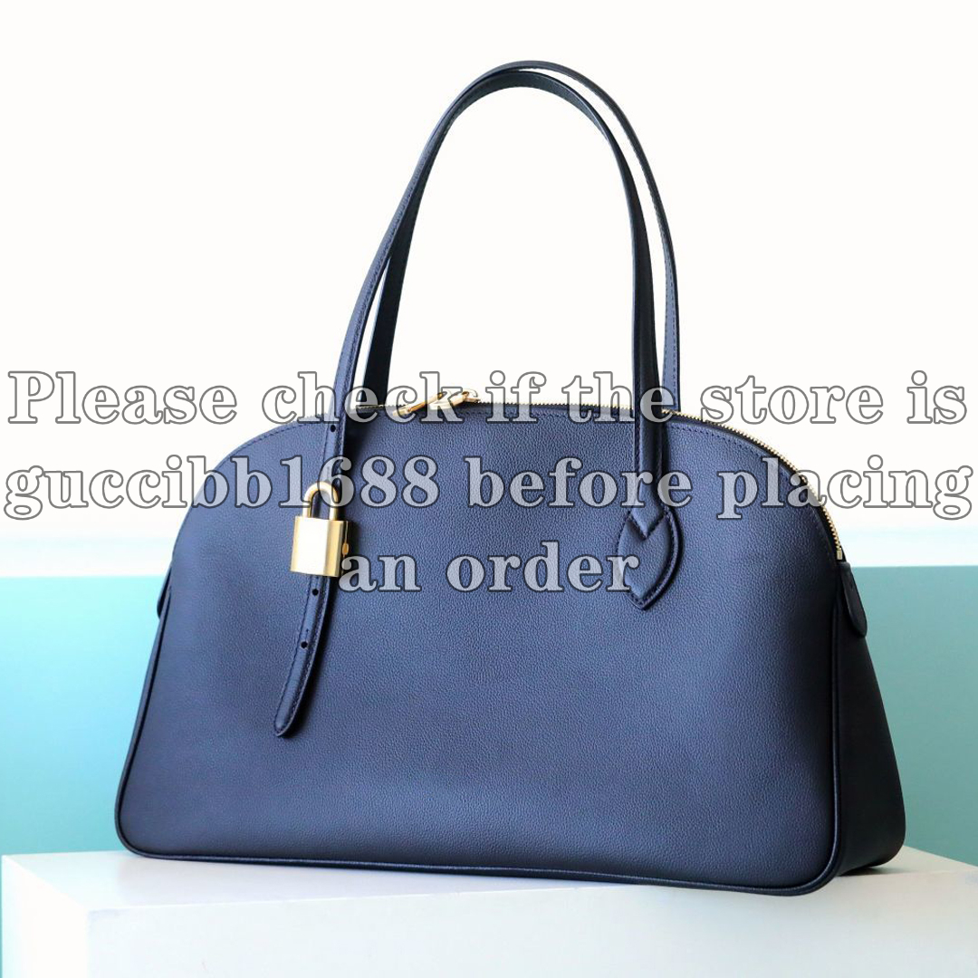 12A Definite Mirror Quality Designer Low Key Tote Bag 43.5cm Large Capacity Handbags for Women Genuine Leather Bag Black Purse M26257