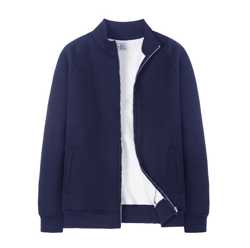 (1508) nouvelle veste d'hiver en cuir d'agneau pour hommes, cardigan à fermeture éclair, sweat-shirt