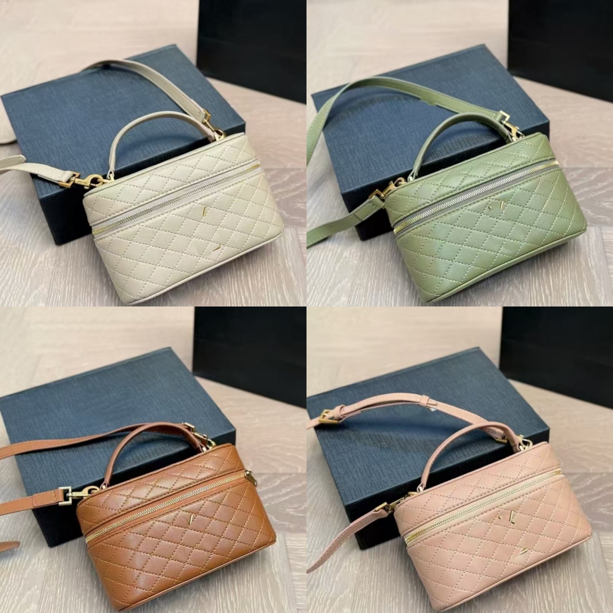Designer bag luxury gaby makeup bag Shoulder Bag Evening Bags Statement Designer Mini Bag Quilted Leather Box Bag Women's Makeup Bag Date Outin