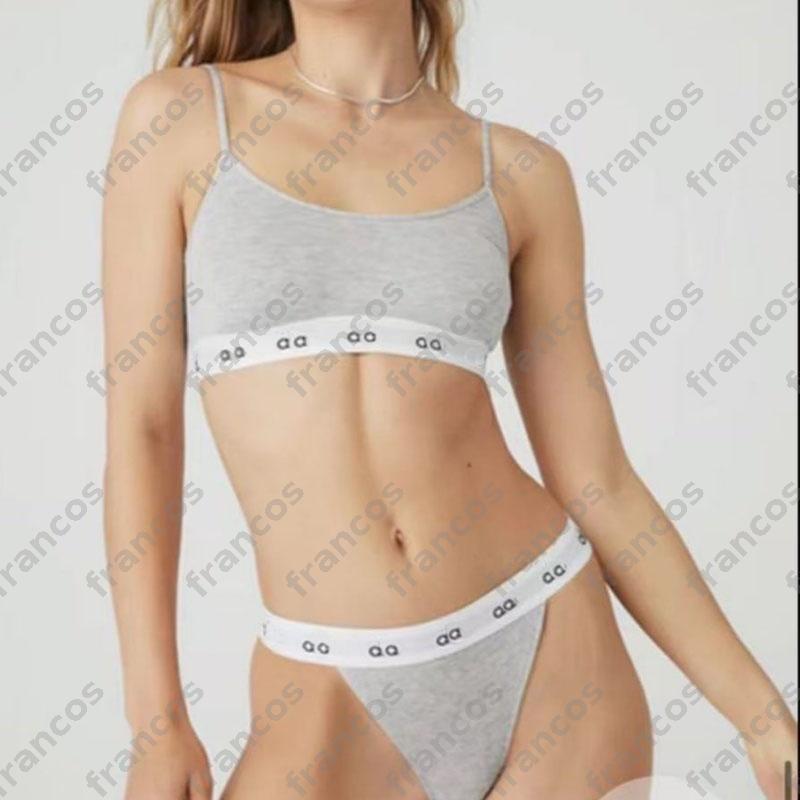 Fashionable Designer Bra Set Women Luxury Sexy Sexy Camisole Set Classic Letter Spaghetti Straps Underwear Casual Tank Tops Lady Sports Yoga Bra Set