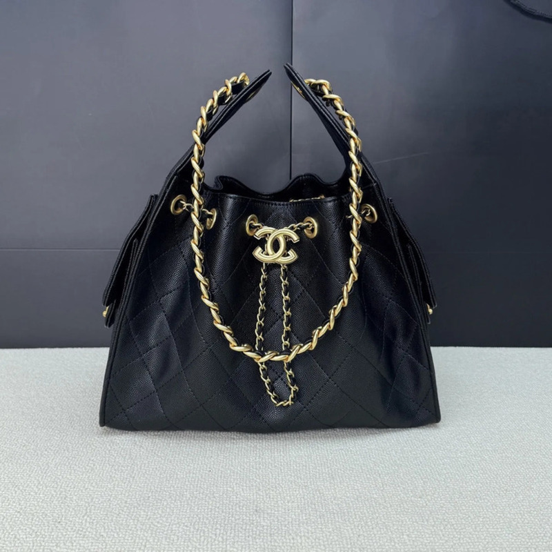 Designer Black diamond grid shoulder Chain crossbody Top designer Leather fashion tote Shopping bag Evening Bags d1ec