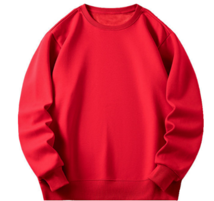 A213 Men Long-sleeved Autumn and Winter Heavy Loose Solid Color Lapel Youth Casual