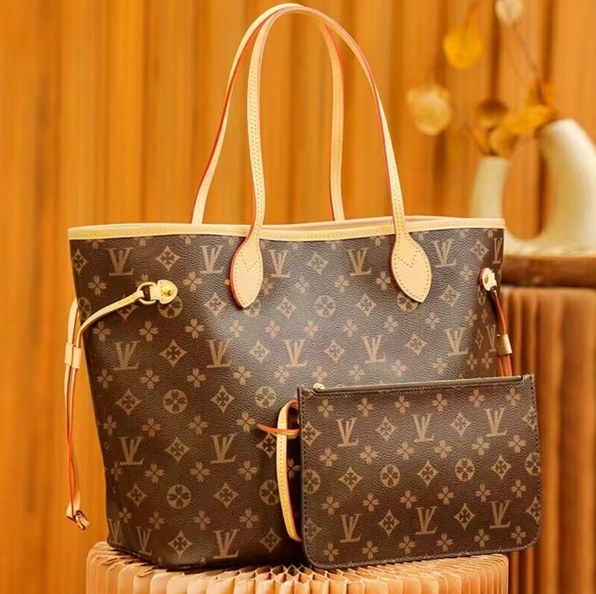 MM size 40156/M40995 High Quality Luxury Designer Bag Women Crossbody Embossed Flower Handbag Shoulder Bags Composite Lady Clutch Tote Bag Female