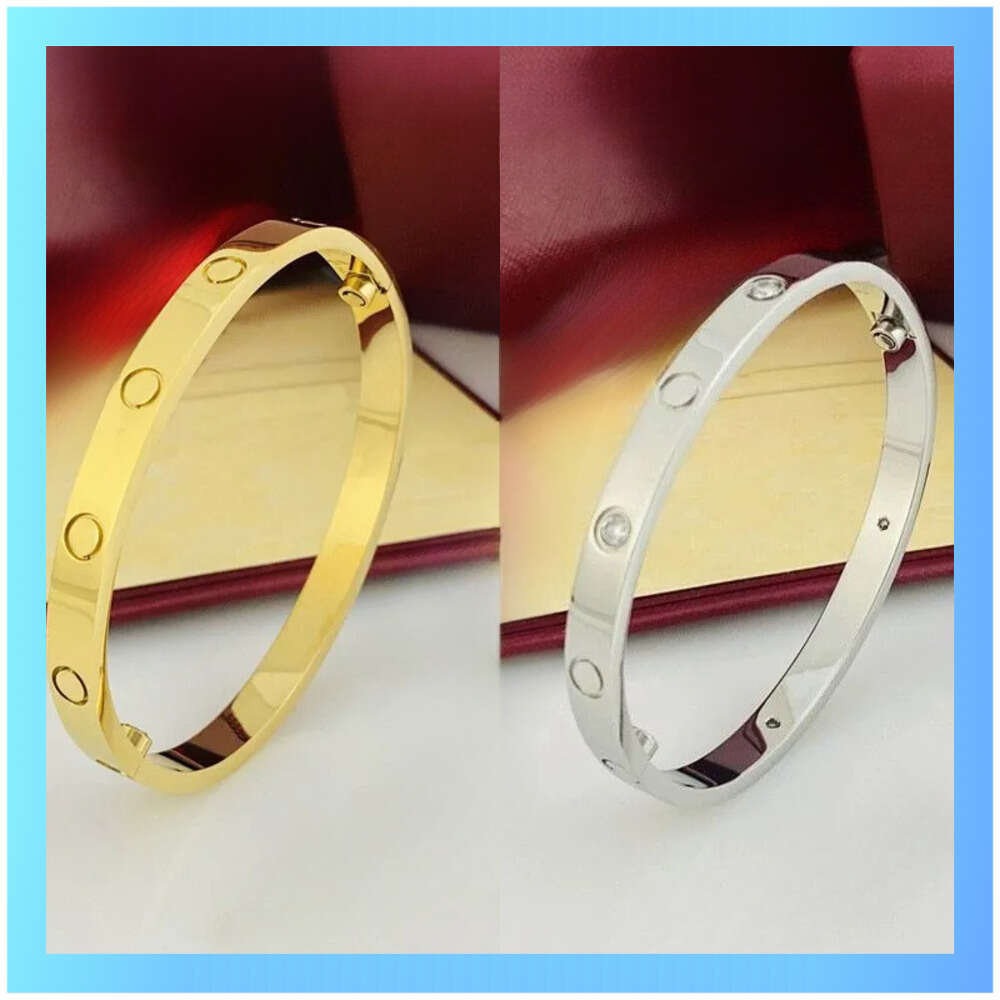 Simple Smooth Buckle Bracelet Designer Braclet For Women Luxury Celebrity Jewels Bracelet High Quality Jewels Fashion Party Wedding Gift Inlay Diamo