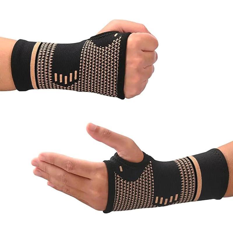 Manchon de poignet d'été à 2 points, bracelet respirant pour hommes et femmes, sport pour l'entraînement à domicile, accessoires de gymnastique