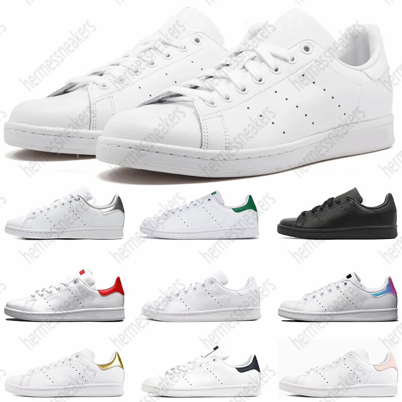 Free Shipping stan smith with box designer casual shoes mens sneakers trainers Black Blue Green womens classic sports size 36-45
