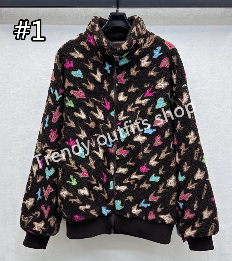 2025 New Winter Fall Fannel Coat Warm Jacket Luxury Designer Size S-XL-image-710696034