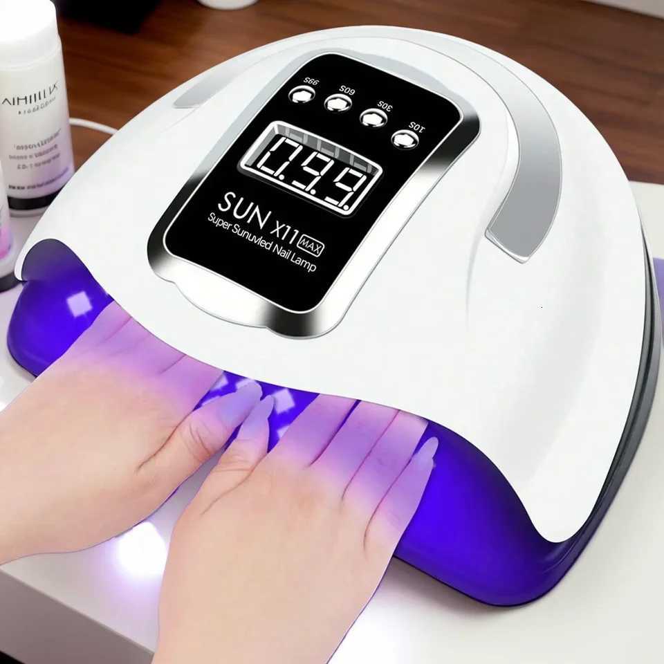 66LEDS Professional Nail Drying Lamp for Manicure Nails Gel Polish Drying Machine with Auto Sensor UV LED Nail LampT251216-image-1088553759