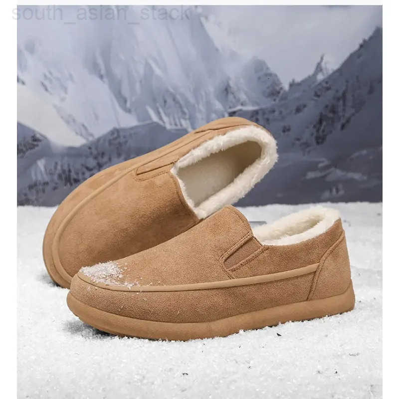 2025 Winter New Casual Cotton Shoes Comfortable Fleece Anti-cold Warm Slip-resistant Durable H251216