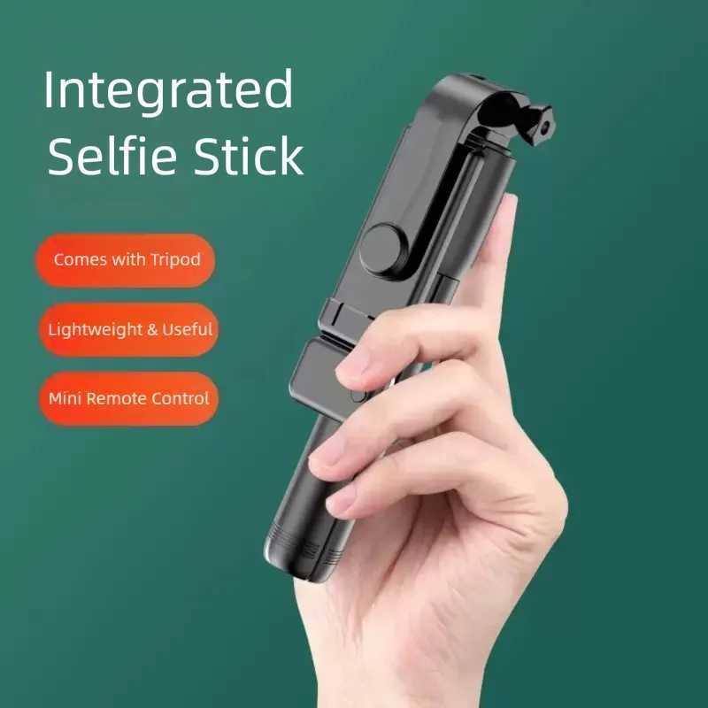 Cell Phone Selfie Stick Tripod Blue-tooth Remote Wireless Selfi Stick Phone Holder Stand with Beauty Fill Light for Phone G251216-image-1088570154