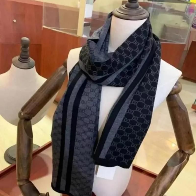 scarf man cashmere scarf Men Women winter scarves ladies Letter wraps pattern wool High quality plaid neckerchiefs Print Pashminas scar