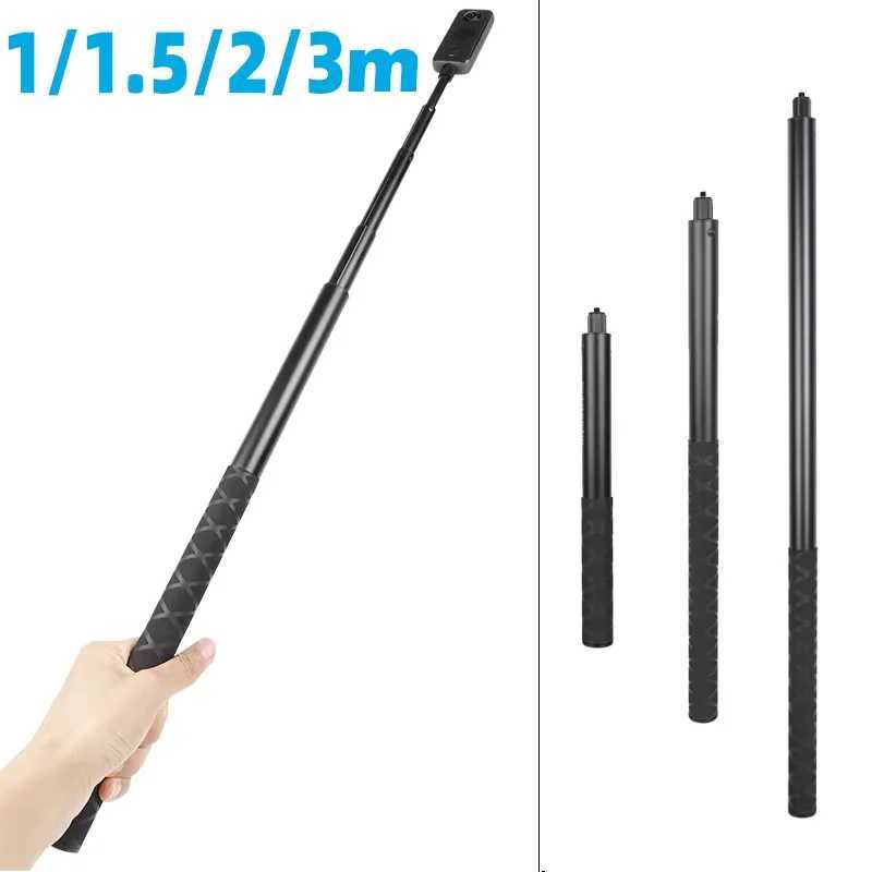 Panoramic Selfie Stick Metal Invisible Extended Edition Scalable Monopod for Insta360 X2 X3 Camera Stick Tripod For DJI G251216-image-1088572256