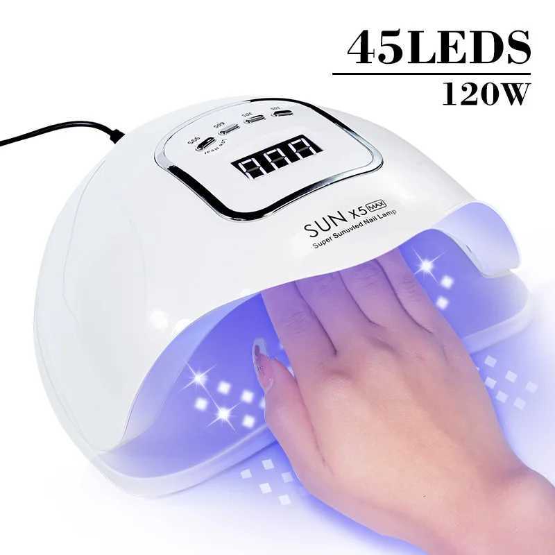 45LEDs Nail Dryer Lamp SUN X5MAX UV LED Gel Nail Dryer Drying For All Gel Polish Professional Manicure ToolsT251216-image-1088551951