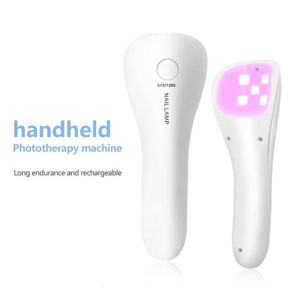 Handheld Lamp For Nails Drying UV LED Lamp High capacity Rechargeable Mini Manicure Lamp Nail Dryer For Gel PolishT251216-image-1088551174