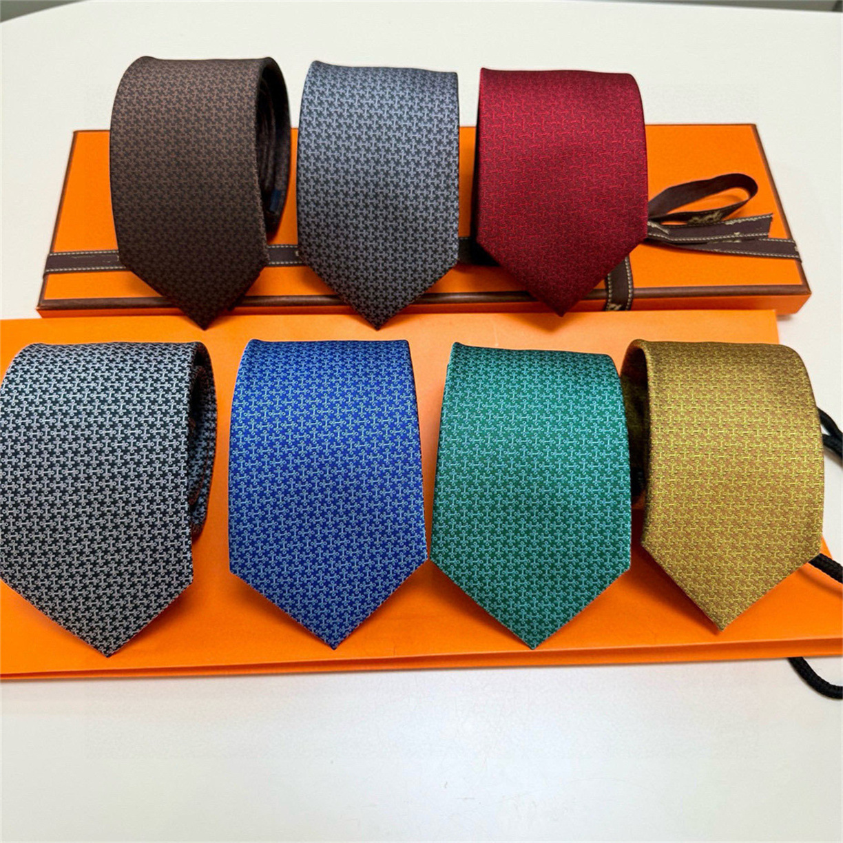 Luxury New Designer 100% Tie Silk black blue Jacquard Hand Woven for Men Wedding Casual and Business Necktie Fashion Hawaii Neck Ties 6314-image-1093110490