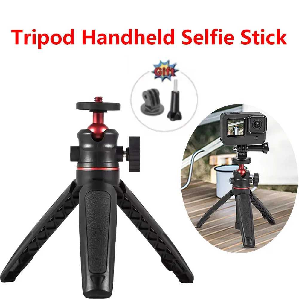 Tripod Handheld Selfie Stick For 13 insta360 X4 Camera Selfie Stick For DJI Action 5 Pro Pocket 3 Portable Tripod Stand G251216-image-1088569459